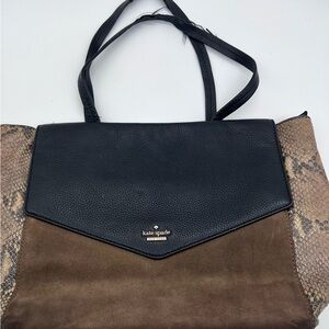 Kate Spade New York Suede & Leather Colorblock Envelope Tote - Project